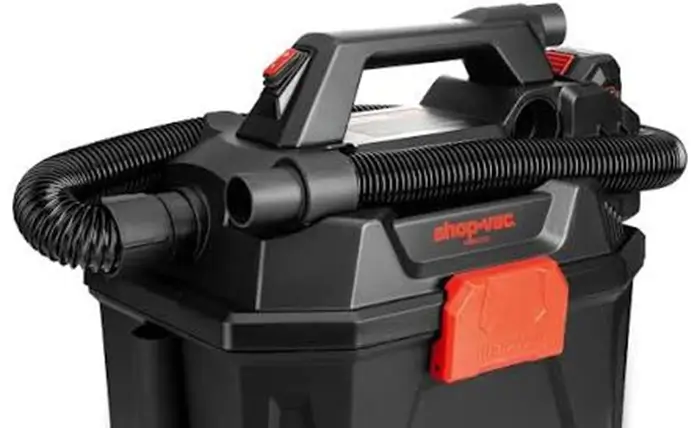 why is my wet vac blowing out water